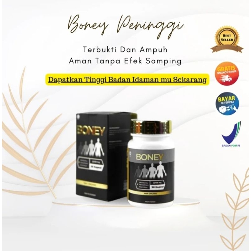 BONEY PENINGGI BADAN ORIGINAL/PENINGGI BADAN HERBAL