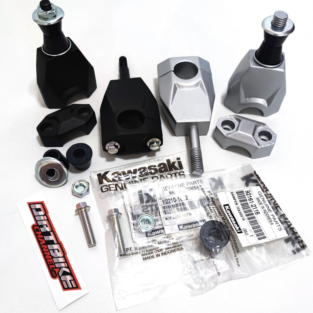 Raiser Stang KLX BF 150 + Baut Karet SET ORIGINAL KAWASAKI PNP CRF 150 CB VIXION XABRE