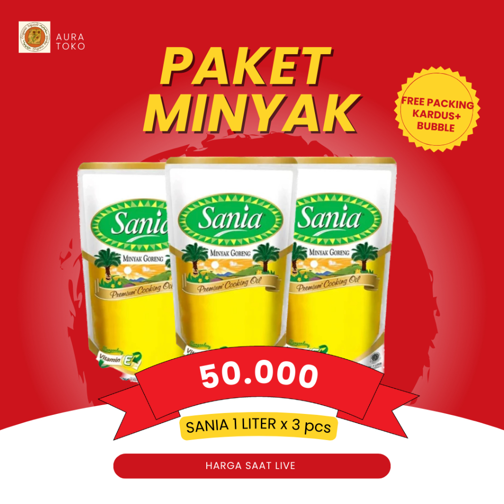 

Paket Hemat Sania 1 Liter x 3pcs