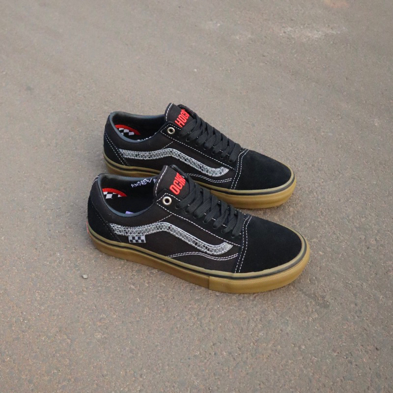 Vans skate old skool x hockey black snake (Resmi PT NAVYA)