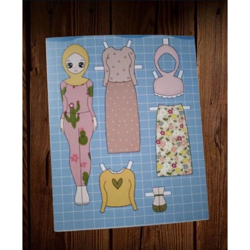 KIYOWO  BP BPAN//ORANG ORANGAN//PAPER DOLL//MAINAN KERTAS//MAINAN JADUL