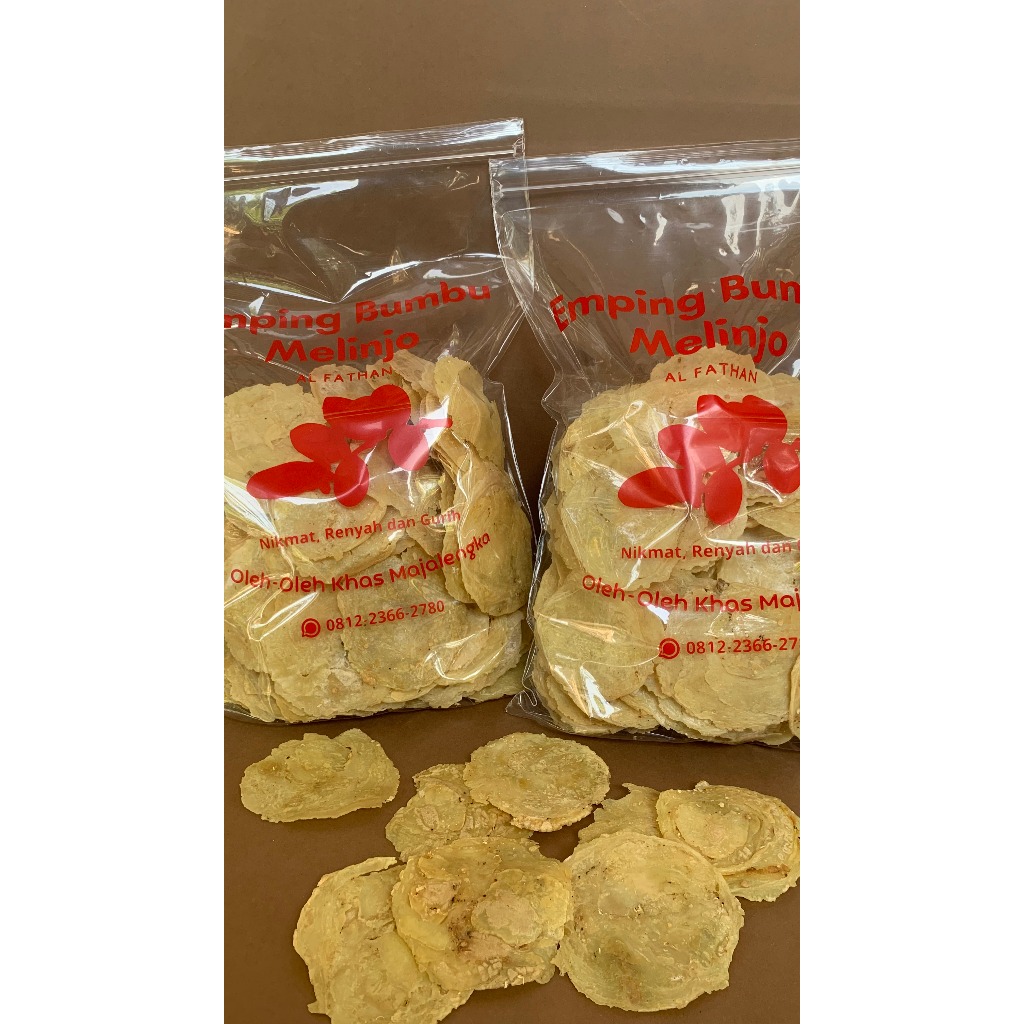 

Emping Melinjo Mentah Bumbu Asin