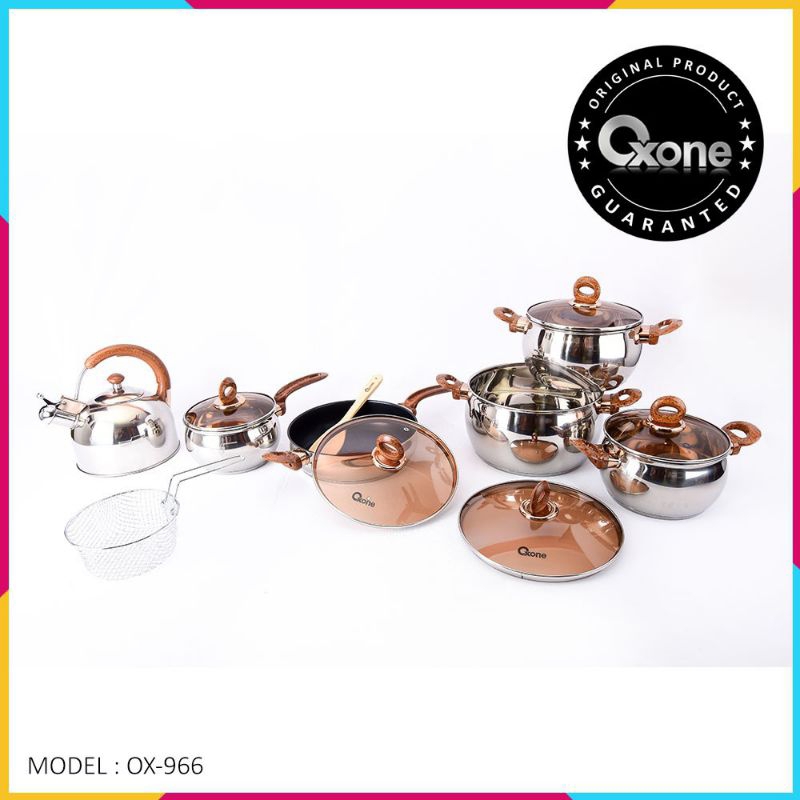 OXONE Panci Set Classic Cookware 12+2 Pcs OX-966