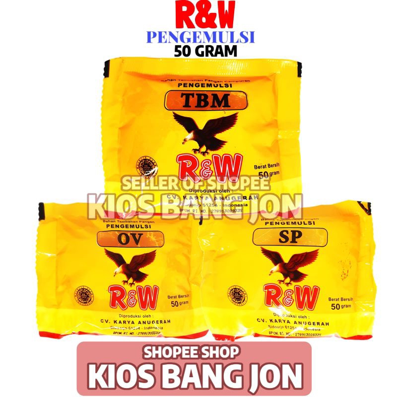 

R&W Emulsifier Pengembang Pengemulsi Kue 50gr