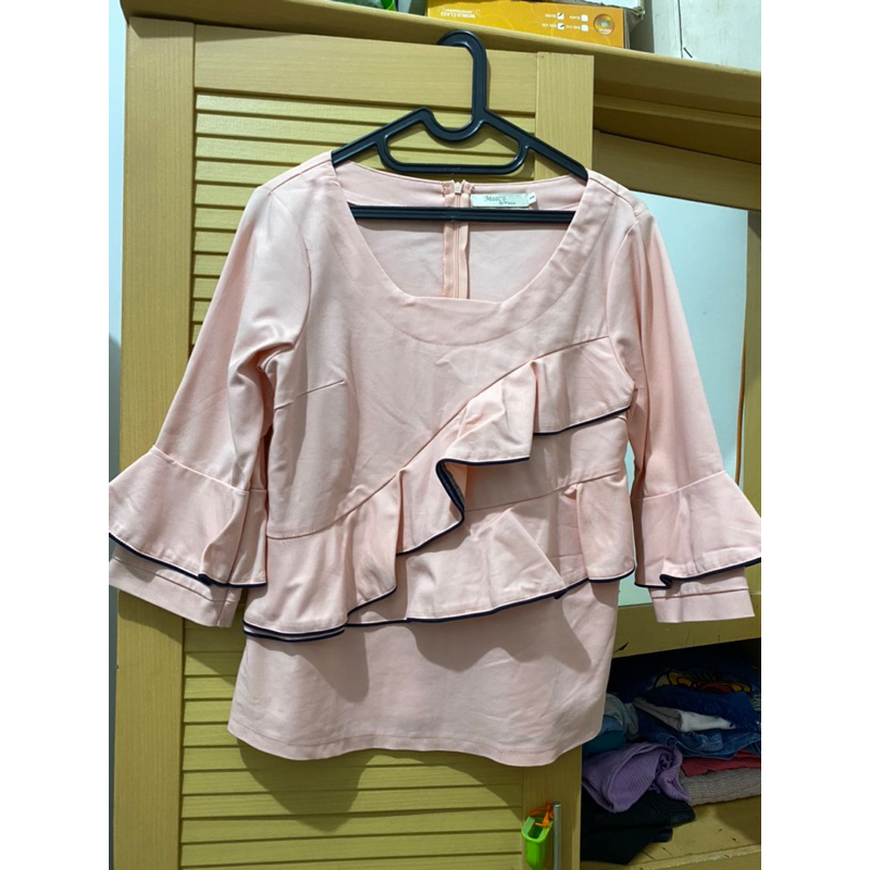 Atasan wanita import katun stretch