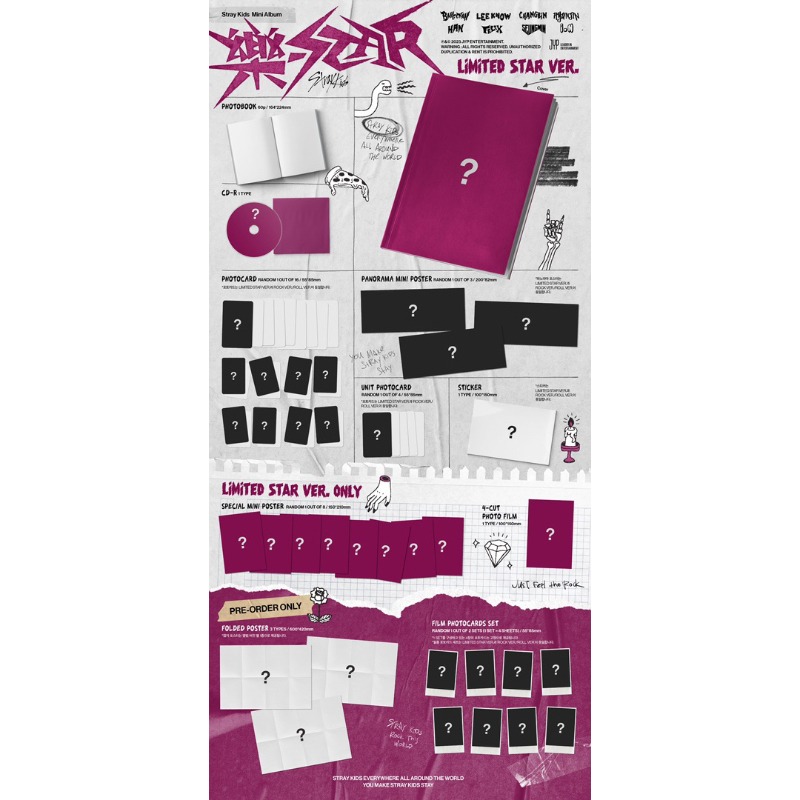 [PO] Stray Kids Mini Album - 樂-STAR