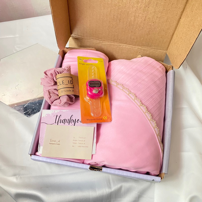 Hampers Mukenah Polos / Mukenah / Gift Box / Kado Pacar / Kado Wisuda / Kado Ulang Tahun✨