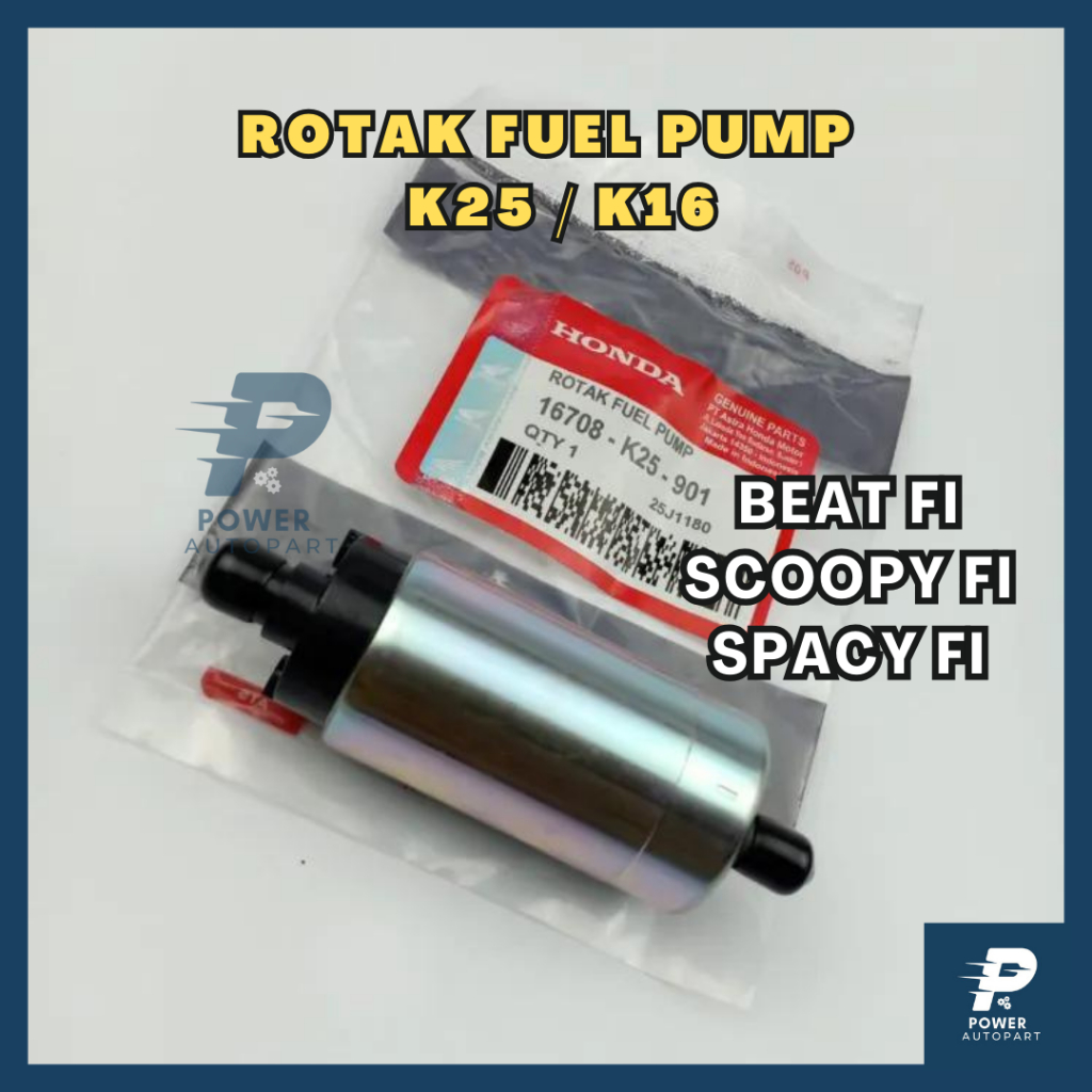 ROTAK FEUL PUMP K25 / K16 POMPA BENSIN INJEKSI HONDA BEAT , SCOOPY , VARIO 110 LED VARIO 125 LAMA OL