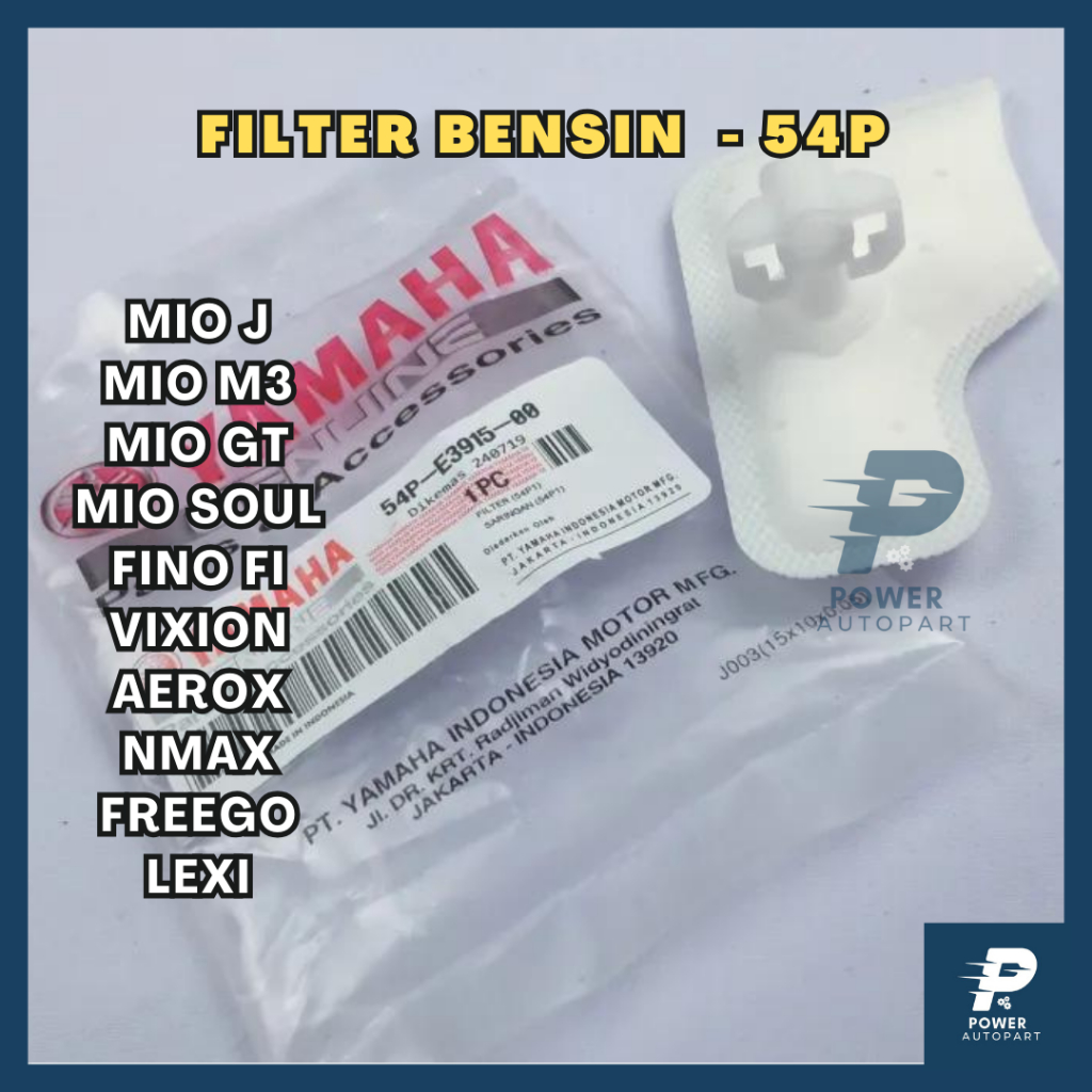 FILTER BENSIN MIO J, SOUL GT, AEROX, FREEGO, LEXI, NMAX KUALITAS ASLI ORIGINAL