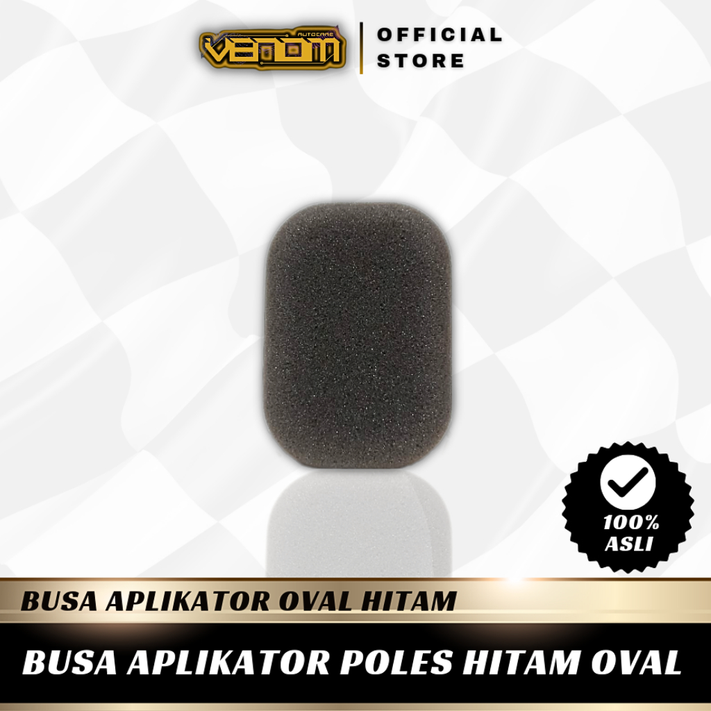 Busa Aplikator / Aplikator Pad Oval Hitam