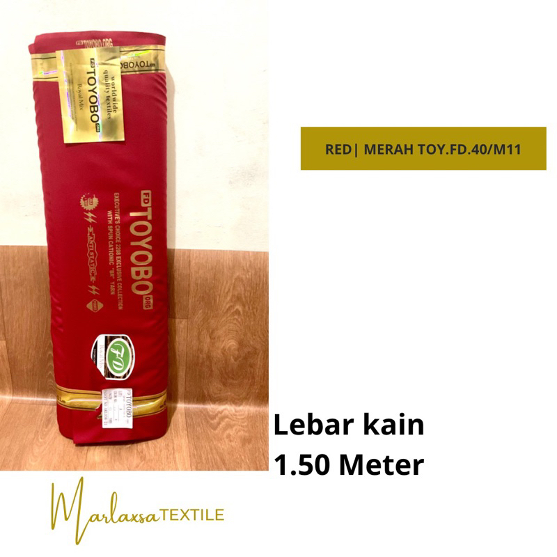 KAIN KATUN TOYOBO FODU ORIGINAL | Red | Merah