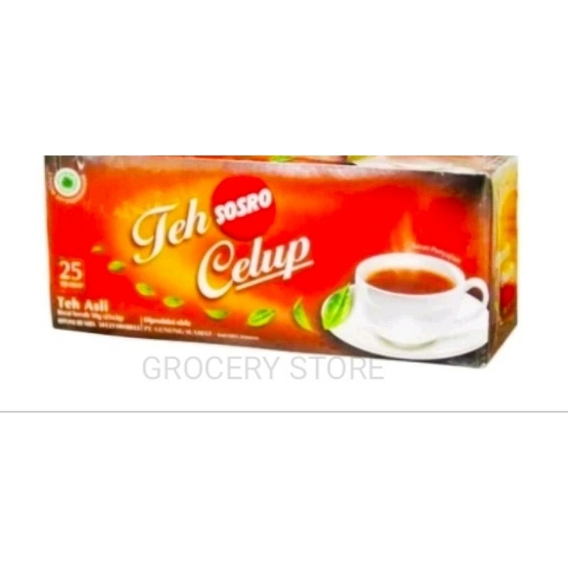 

Teh Celup Sosro isi 25Bags - Teh Celup Sosro 2gr(25bags)