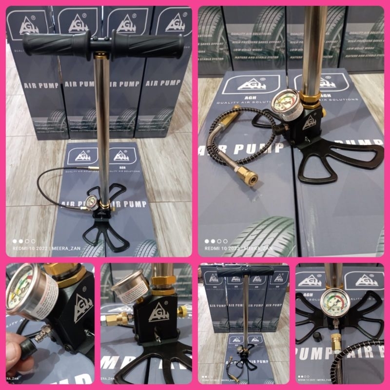 POMPA PCP 3 STAGE TINGGAL COLOK STAINLESS STEEL BONUS SPAREPART CADANGAN, POMPA KOMPA MANOMETER 6000