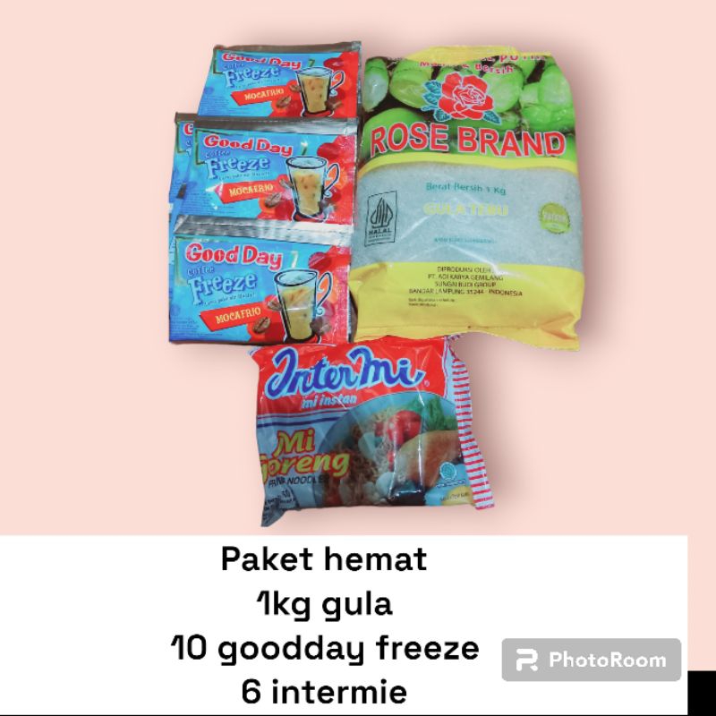 

paket hemat Gula +kopi +mie
