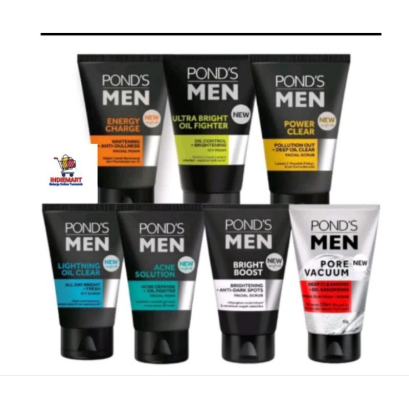 PONDS MENS FACIAL WASH ALL VART 100 ML