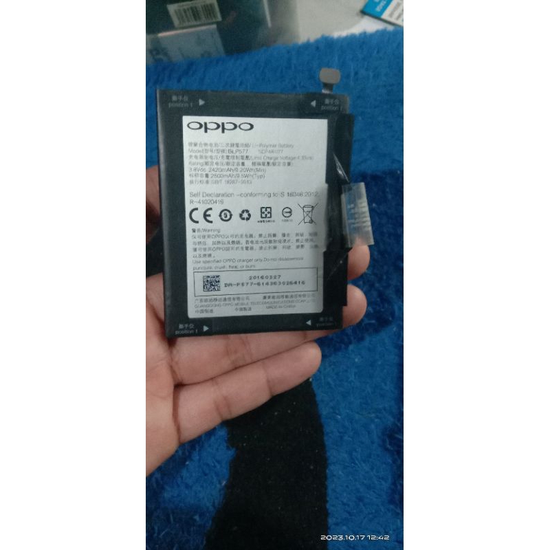 baterai oppo blp 577 mirror 5 r3 a51 a51w