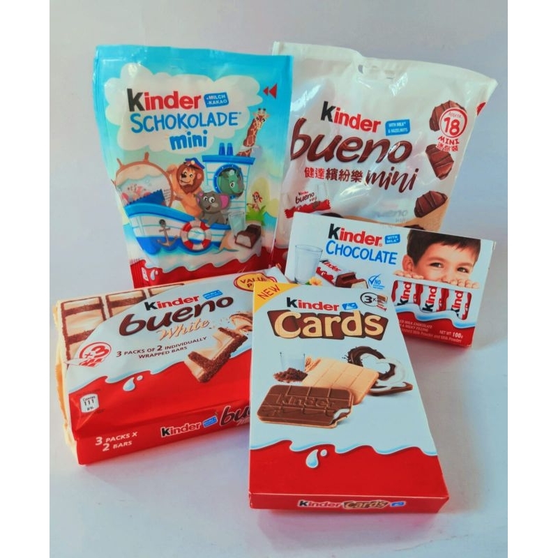 

PROMOOO!!!!!!(Bisa COD)Ready Kinder Bueno White Value Pack/Kinder Bueno Mini/Kinder Shcokolade/Kinder Chocolate/Kinder Cards