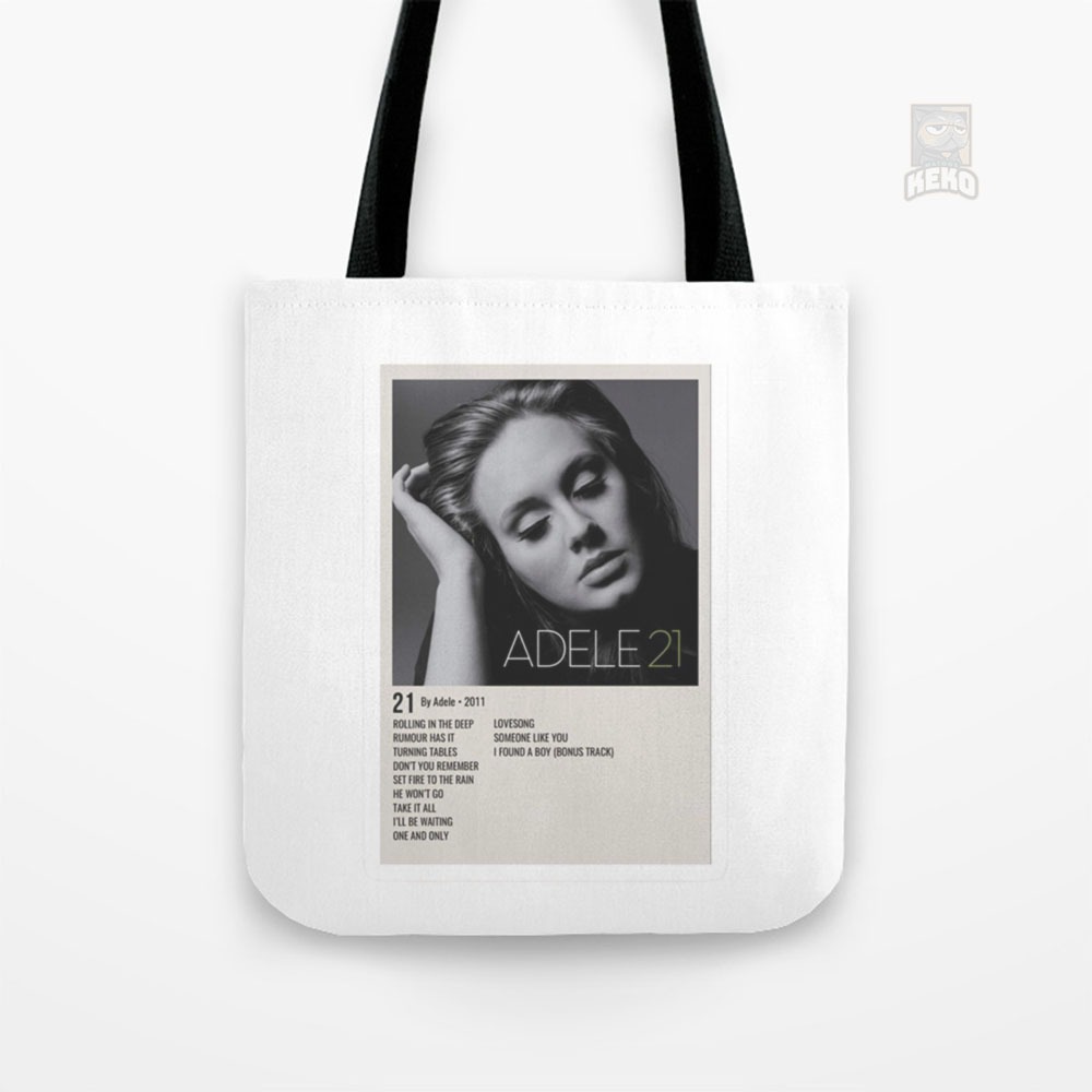 Tote Bag Kanvas Old 2011 Adele Album