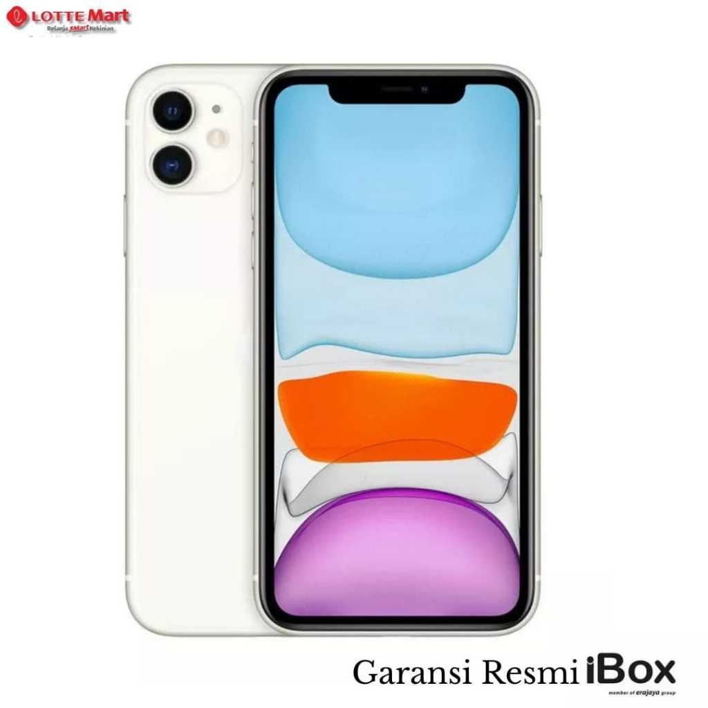 Apple iPhone 11 New 64 Gb | 128 Gb White Black | Garansi Resmi ibox