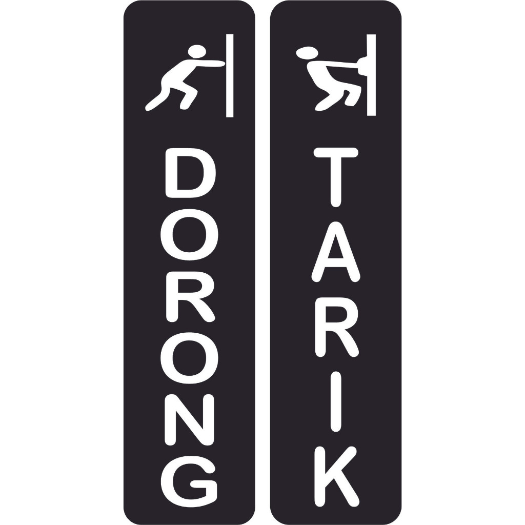 

Akrilik Sign Board Dorong Tarik Akrilik Papan Tanda Dorong Tarik