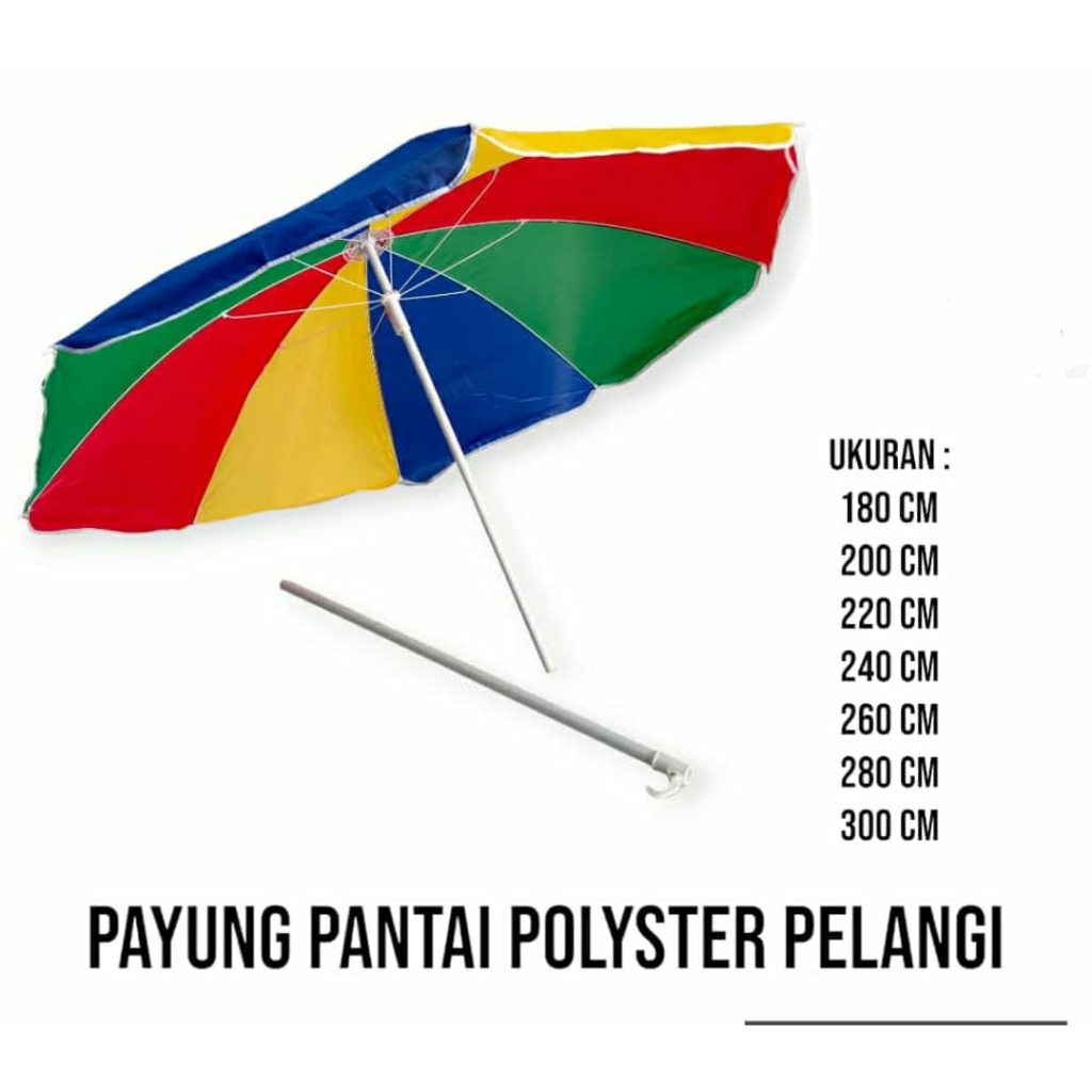 Payung Tenda Payung pantai / Payung Cafe warung Kaki Lima Event Payung Besar Jumbo