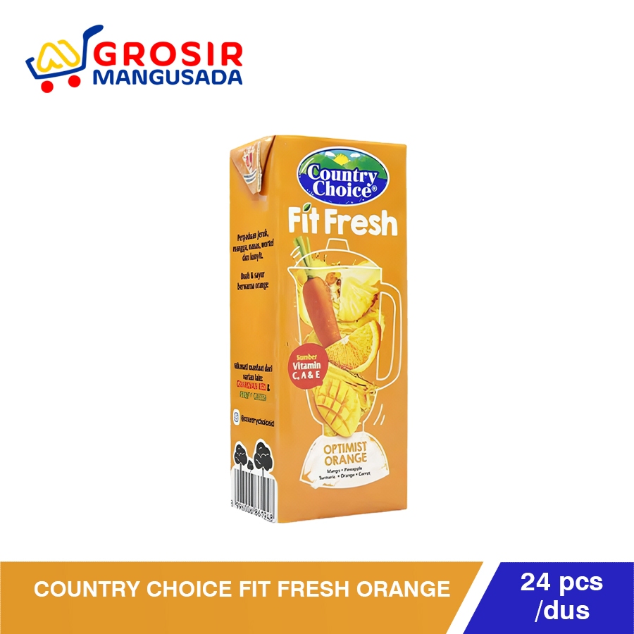 

Country Choice Fit Fresh Optimist Orange 250ml Harga Grosir Kemasan isi 24pcs