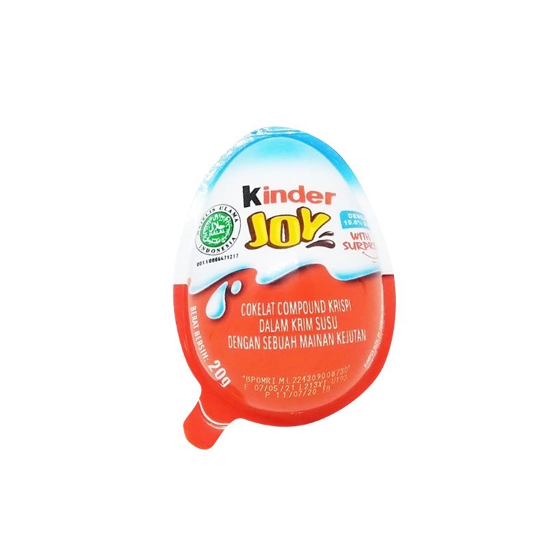 

Kinder Joy Chocolate Snack Biscuit T-24 Boy / Coklat Kukis 20 Gr