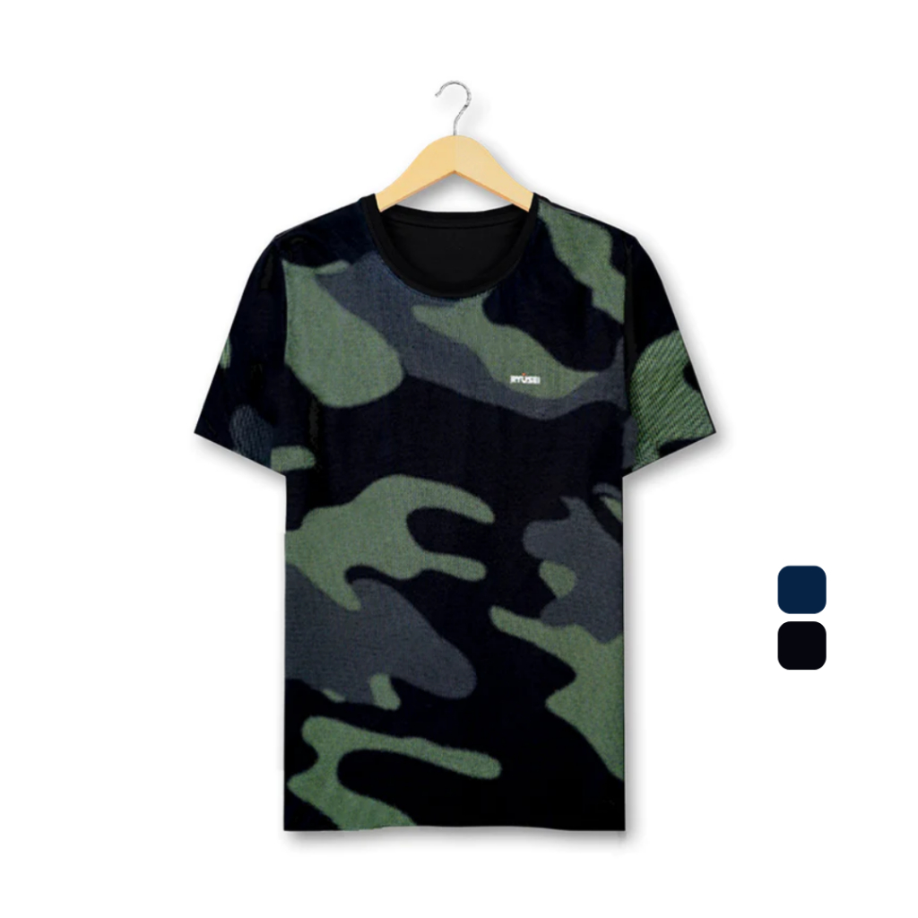 Ryusei Kaos Pria Ashigaka Camo