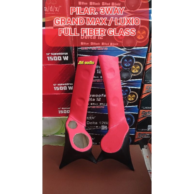 Box Pilar 3way Grandmax / Luxio + lampu acrilik full fiber glass