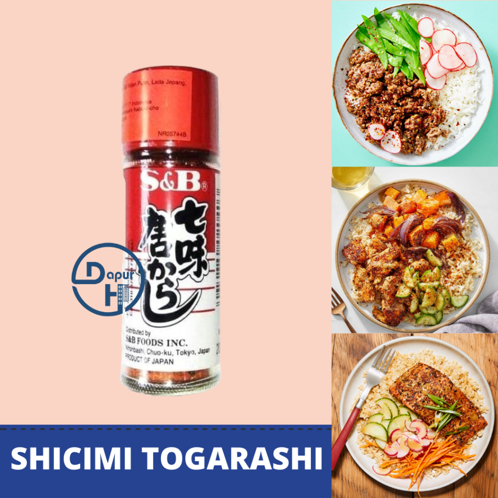 

S&B Nanami Togarashi Shicimi 7 Rempah 15 g Botol / Cabai Bubuk Import Jepang /Chili Powde//