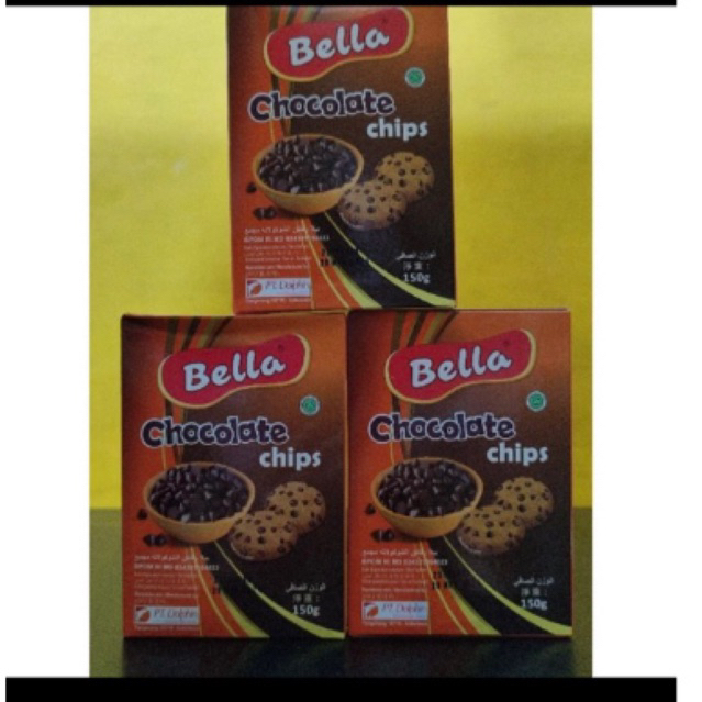 

bella choco chip kemasan 150gram