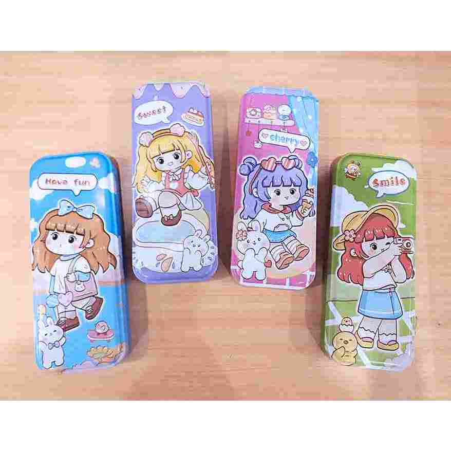 

Tempat Pensil/Pensil Case Kaleng Motif Cewek (015041)