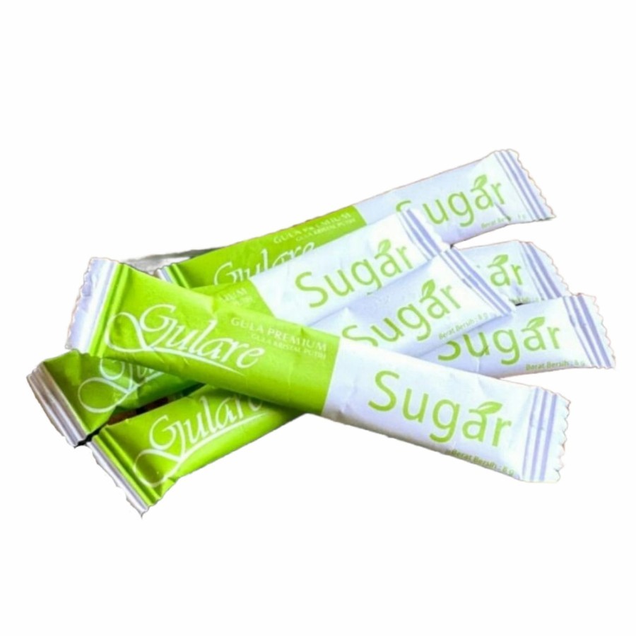 

Gula Pasir Stick Sachet Gulare @100 pcs