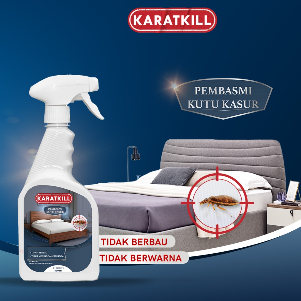 Racun Pembasmi Kutu Kasur Obat Kutu Busuk Tumila Kepinding Kupret Kasur Racun Kutu Kasur 500 ML