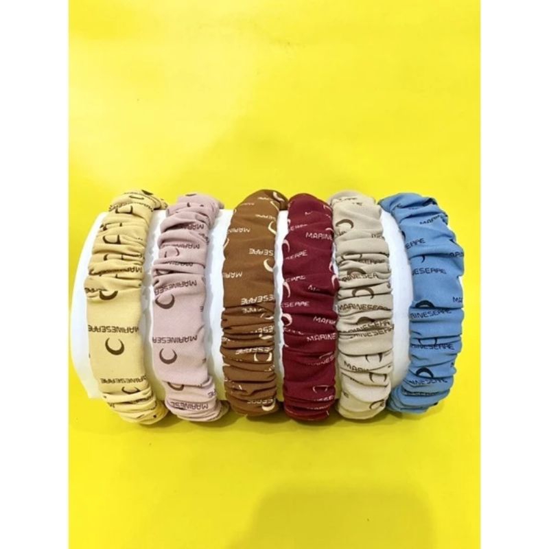 PAKET 2 PCS BANDO PITA / BANDO KOREA PITA WARNA WARNI / BANDO KOREA POLOS / BANDO PITA / BANDANA KOR