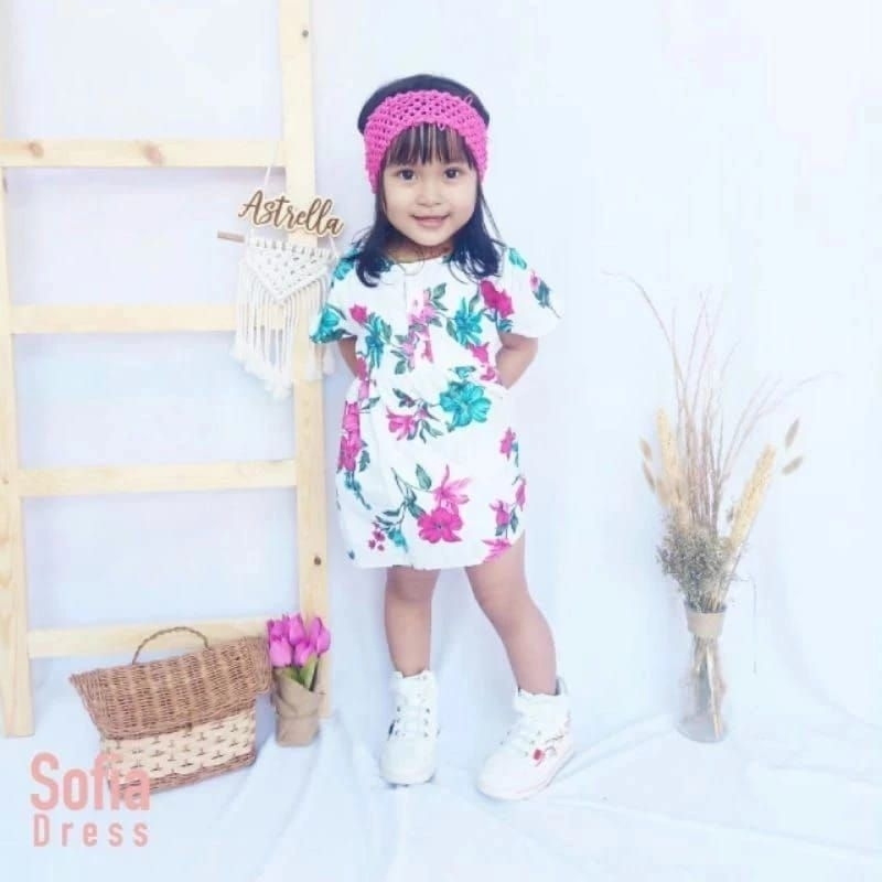 DRESS ANAK PEREMPUAN SOFIA