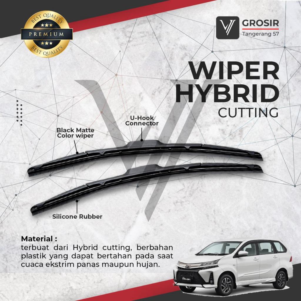 WIPER AVANZA VELOZ XENIA 2011-202 HYBRID ECO / WIPER HYBRID AVANZA VELOZ XENIA 2011-2021 2 PCS