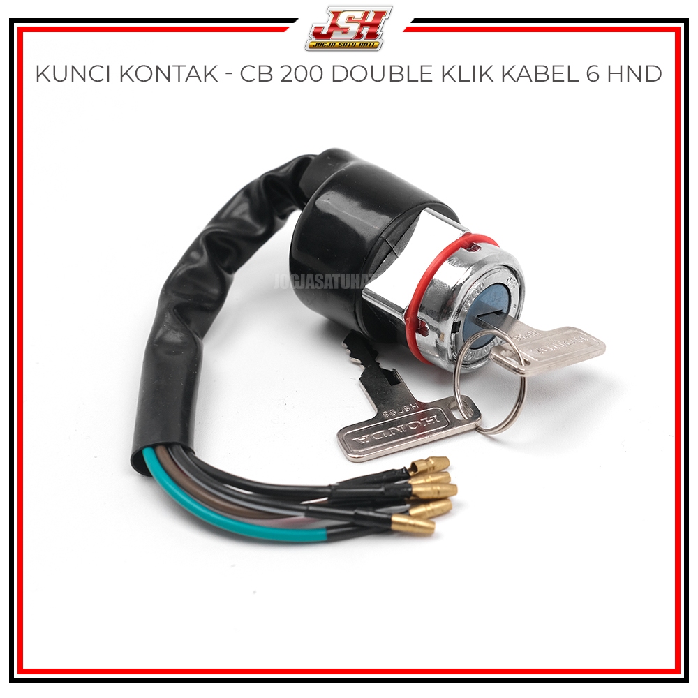 Kunci Kontak CB 200 Double Dobel Klik 6 Kabel HND CB twin CB 100 GL100 CB 125 CB 175