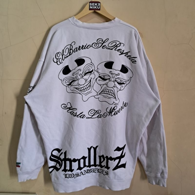Crewneck Vintage Strollerz bahan babyteri ( rare )