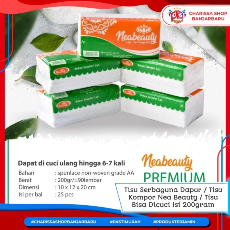 Tisu Serbaguna Dapur / Tisu Kompor Nea Beauty / Tisu Dapur Serbaguna Tisu Kompor Lap Bisa Dicuci / T