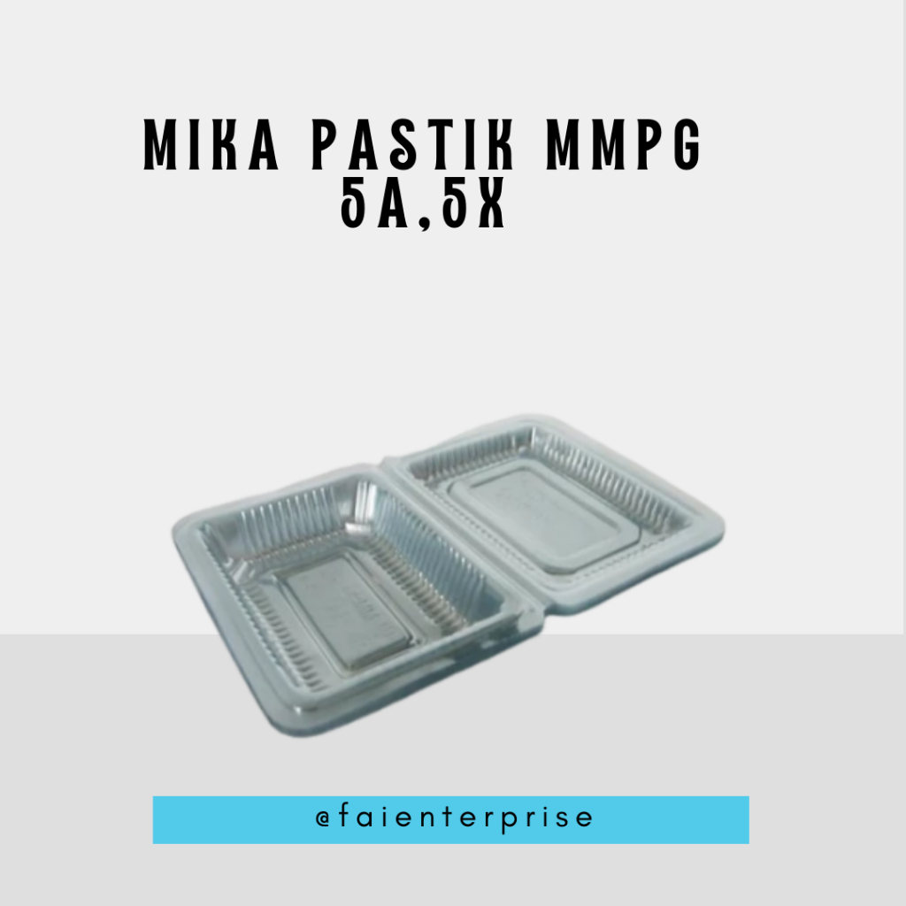 Mika MMPG 5A,5X (100 pcs) / Mika kue snack mie goreng nasi goreng / tempat makanan - plastik makanan