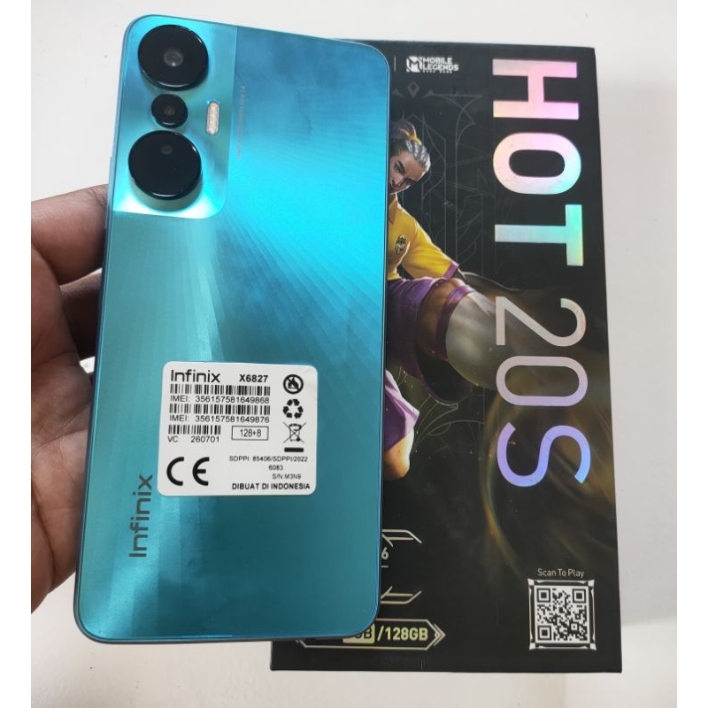 INFINIX HOT 20S RAM 8/128GB SECOND MURAH