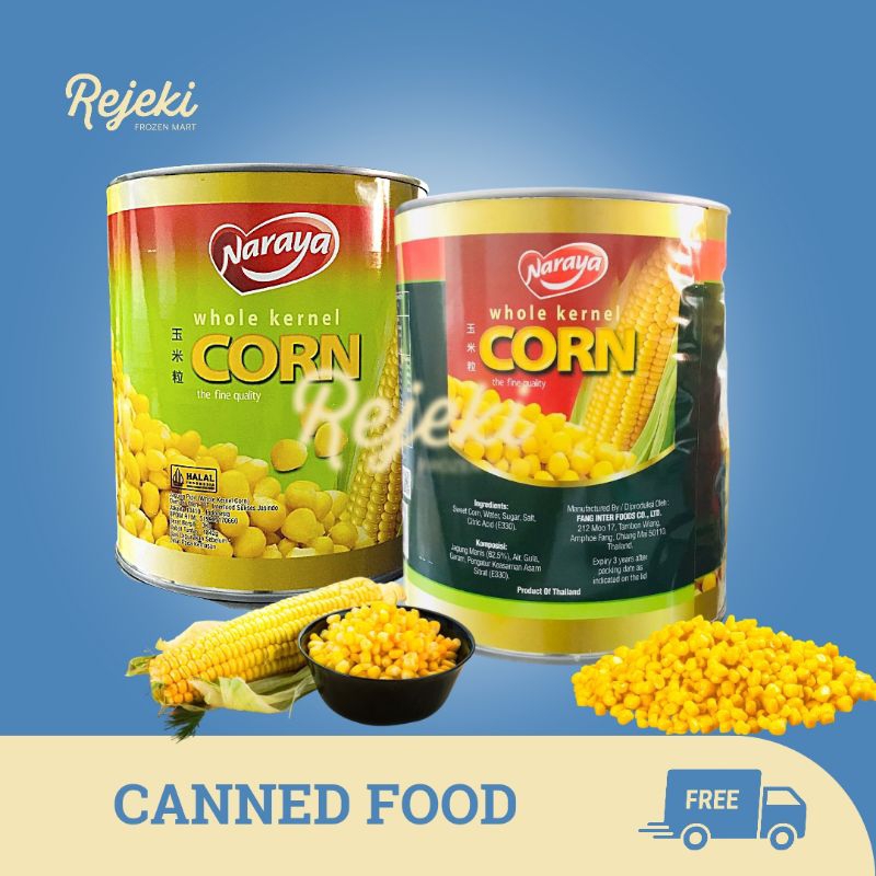 

Naraya Corn Kernel Jagung Manis 3kg - Rejeki Frozen Moyo