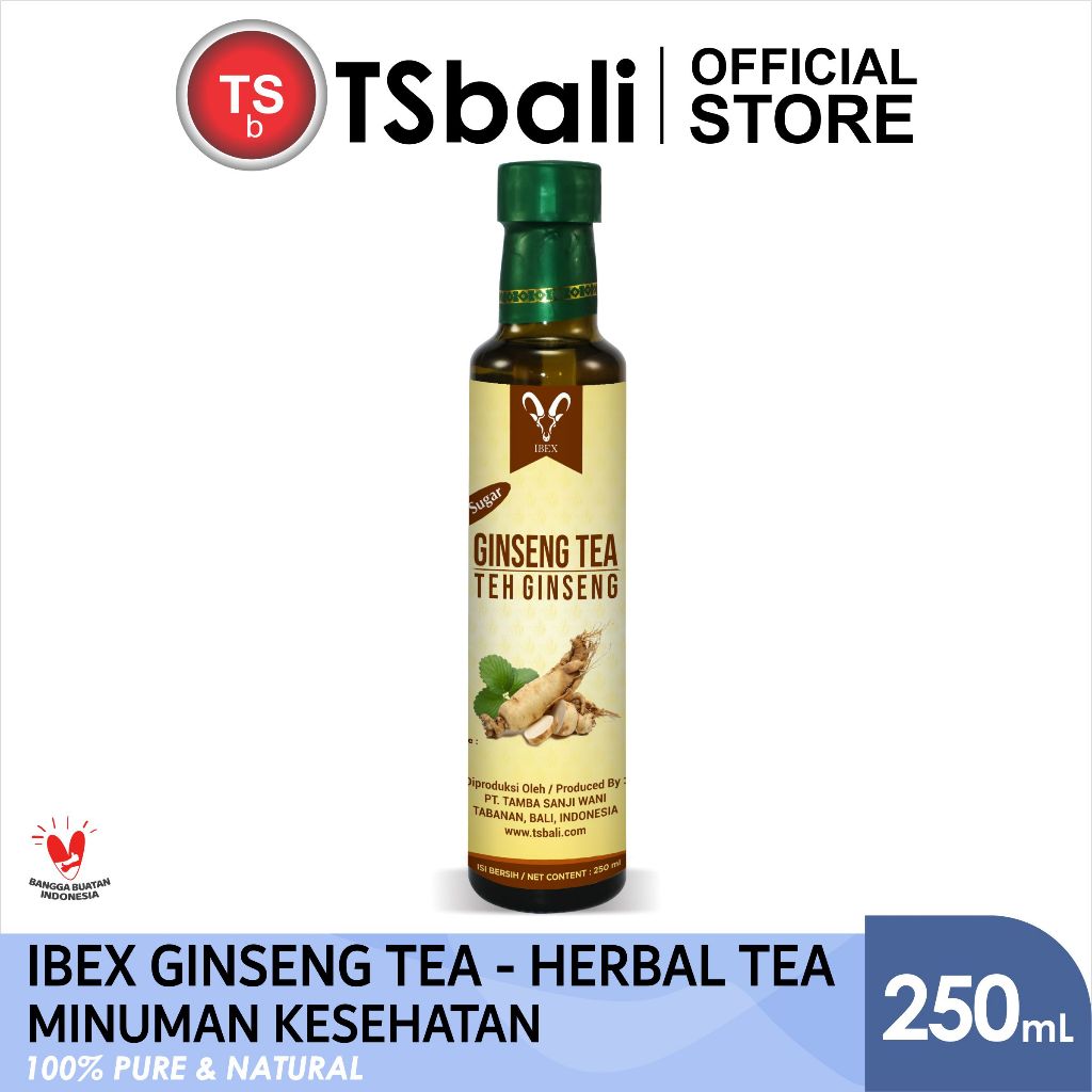 

IBEX Ginseng Tea Minuman Kesehatan Herbal Tea Pure & Natural 250ml