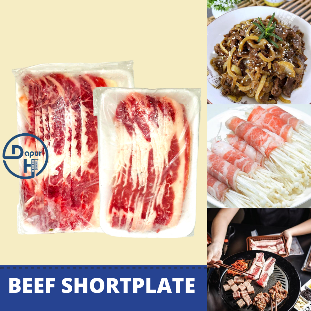 DAGING SAPI SLICE 250gr | 500g | Beef US Slice Shortplate