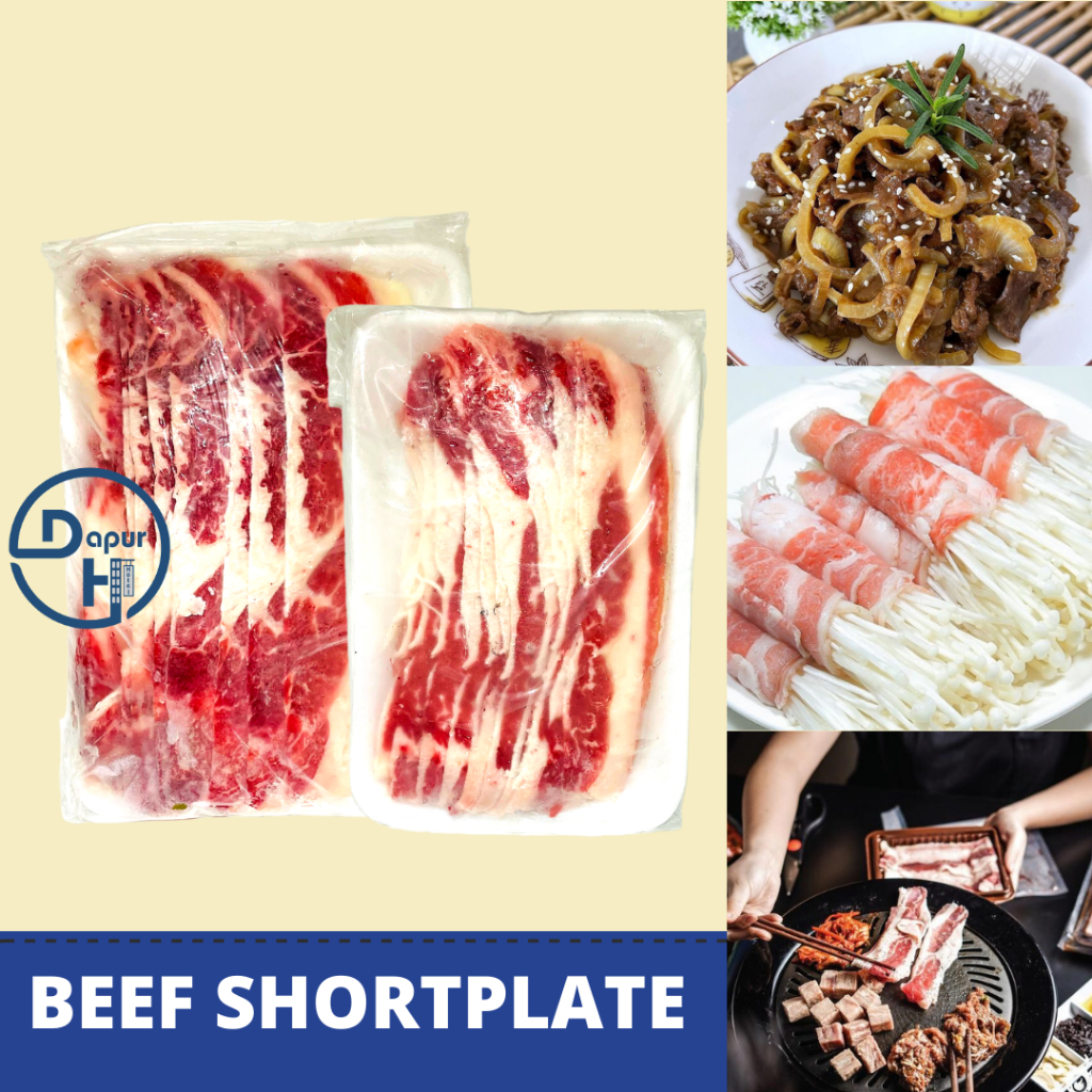 

DAGING SAPI SLICE 250gr | 500g | Beef US Slice Shortplate