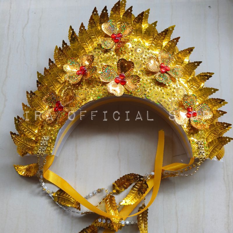 Mahkota Tari Bali / Mahkota Tradisional Bali / Hiasan Tari Tradisional Terlaris