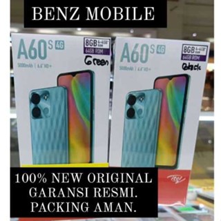 ITEL A60S 4/64 GB | EXTENDED RAM 4GB (8/64GB) New Garansi Resmi