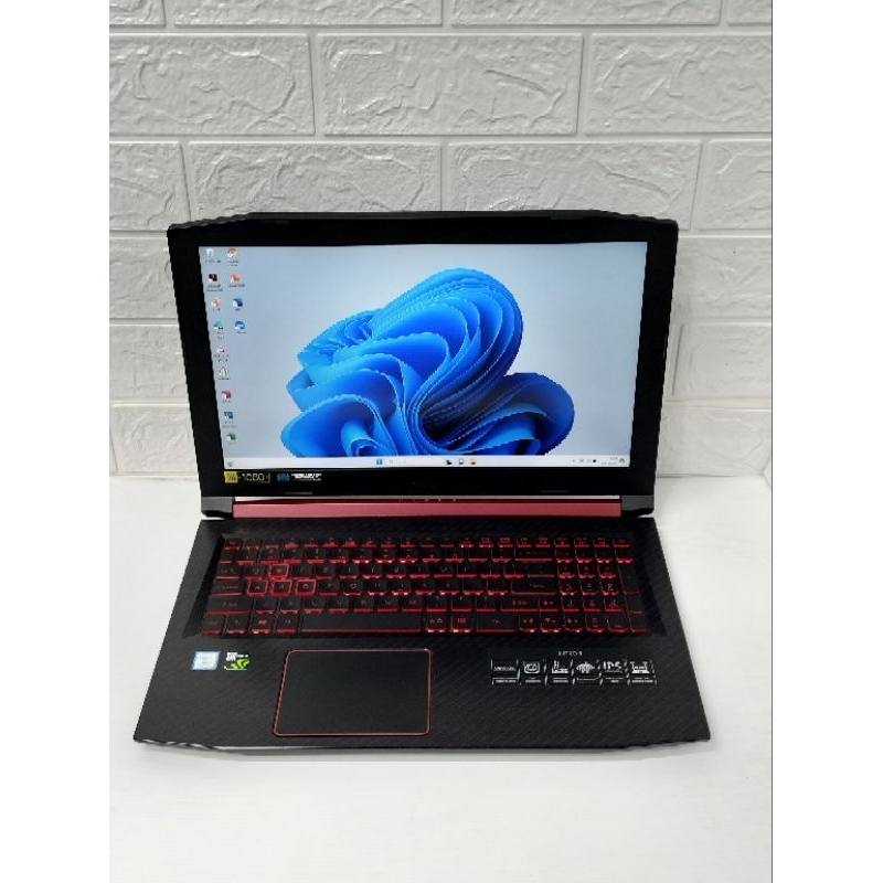 Acer nitro 5 intel core i7-8750h nvidia gtx 1060 6gb ssd 512gb ram 16gb