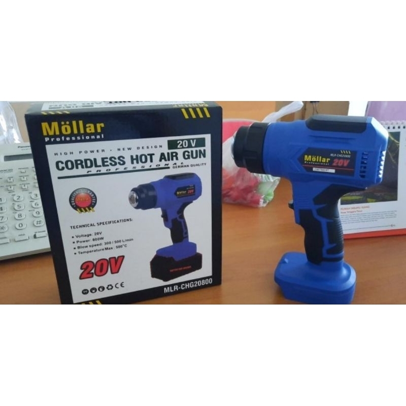 Mollar chg20800 cordless heat gun hot gun chg 20800